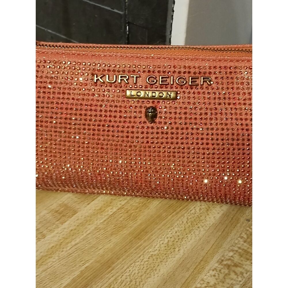 Kurt Geiger Coral Pink Crystal-Embellished bag - Picture 8 of 8
